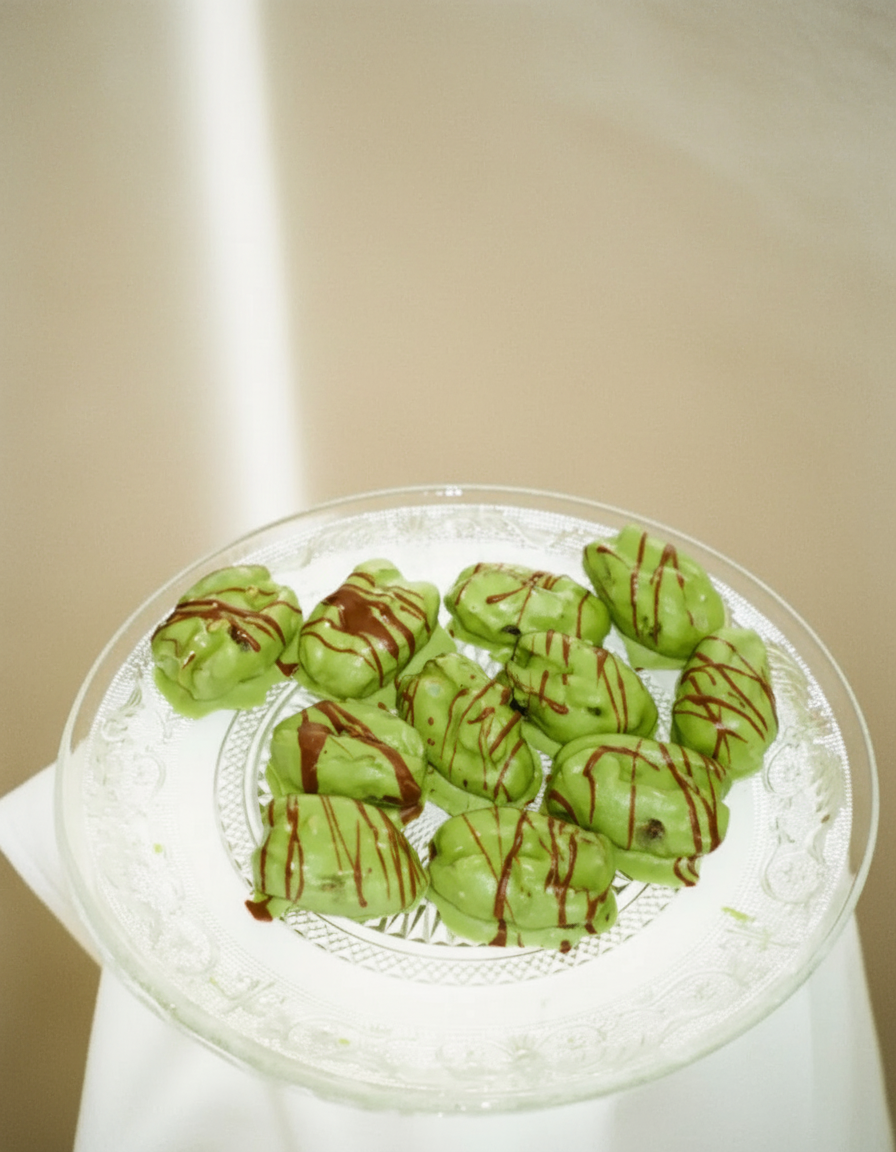 Matcha Peanut Butter Dates Recipe